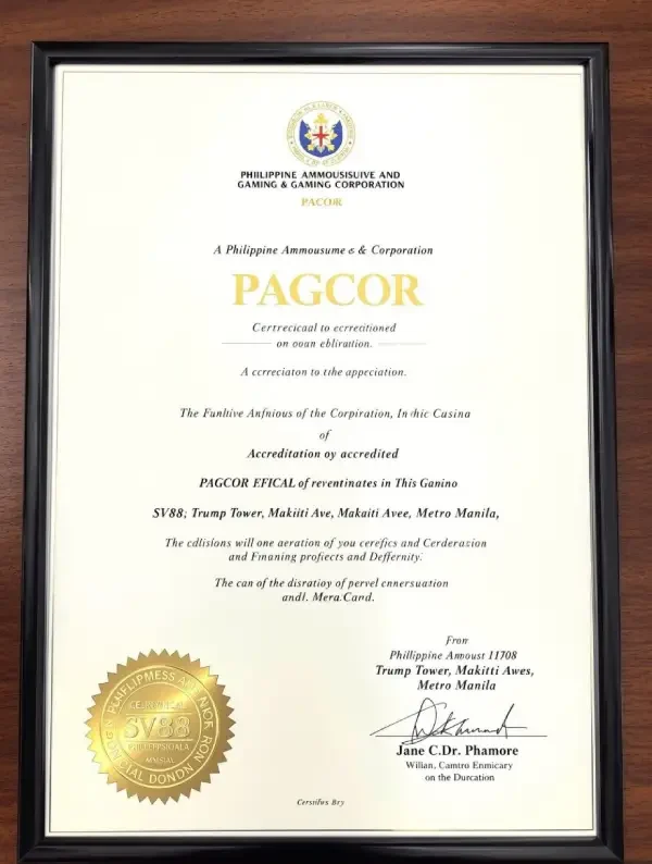 Giấy chứng nhận từ hiệp hội